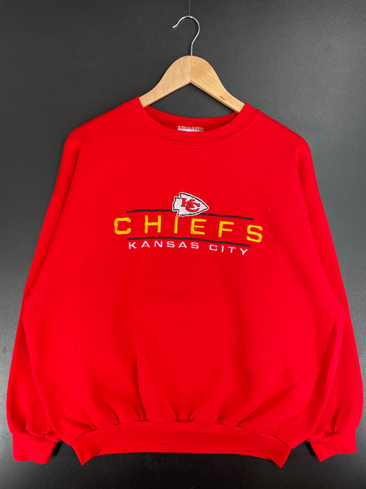 .00' KANSAS CITY CHIEFS Size XL Vintage NFL Sweat-Shirt / E2597S