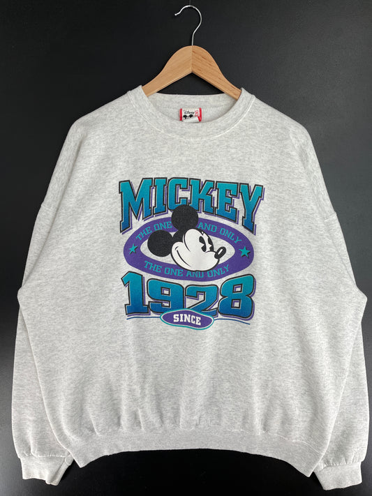 90's DISNEY MICKEY Made in USA Size XXL Vintage Sweat-shirt / E831
