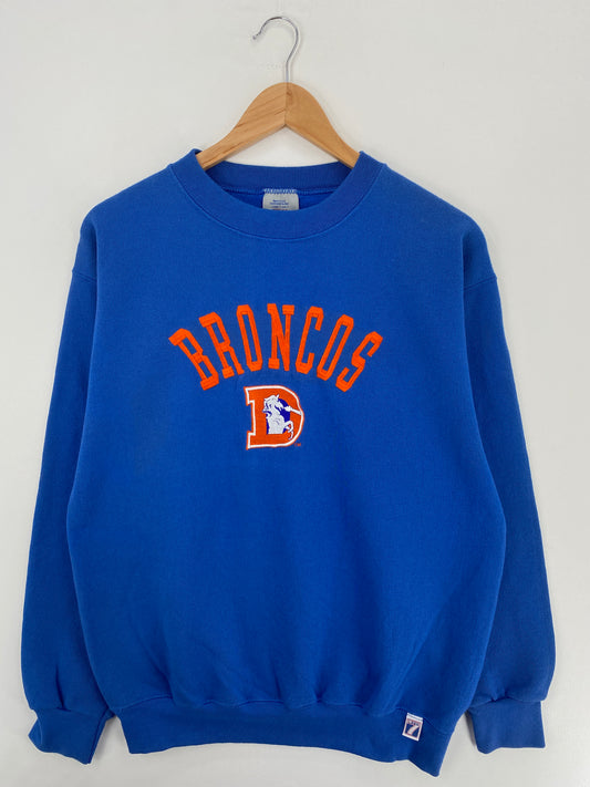 90’s DENVER BRONCOS Made in USA Size M Vintage NFL Sweat-Shirt / A4738