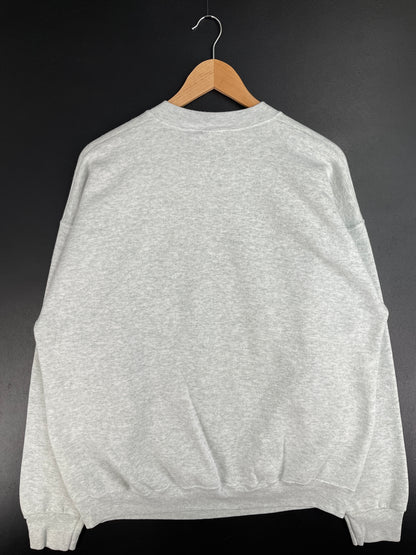90's EAST LEBANON MAINE Size XL Vintage College Sweat-shirt / E1220