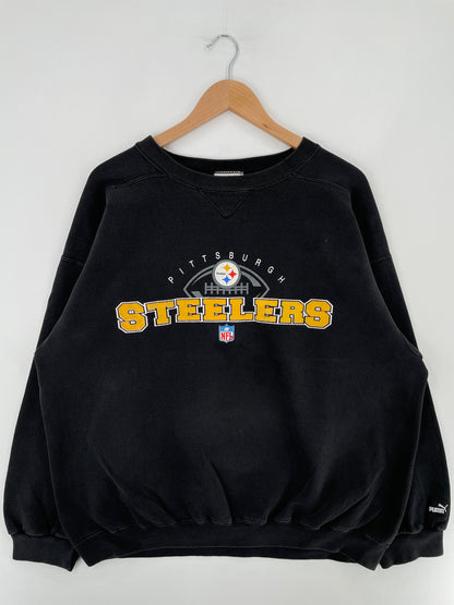 Vintage PITTSBURGH STEELERS Size XXL Vintage NFL Sweat-Shirt / E4468S