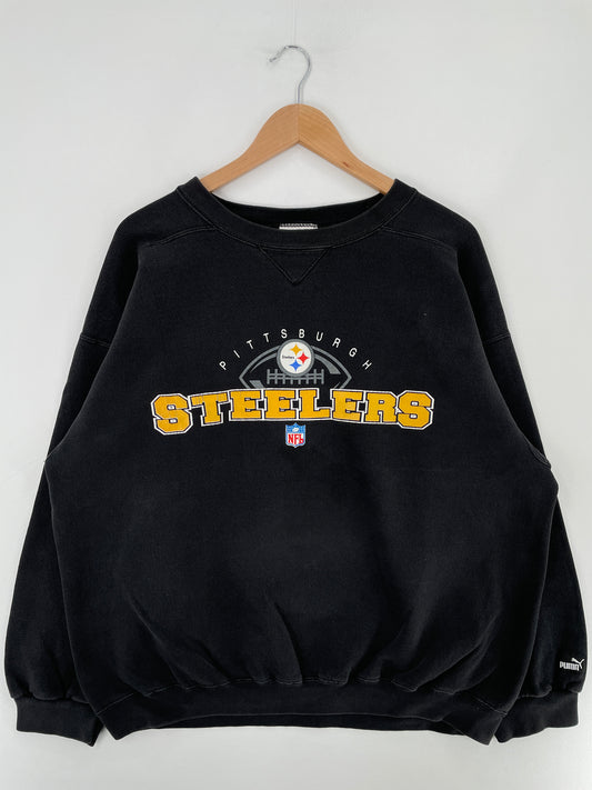Vintage PITTSBURGH STEELERS Size XXL Vintage NFL Sweat-Shirt / E4468S