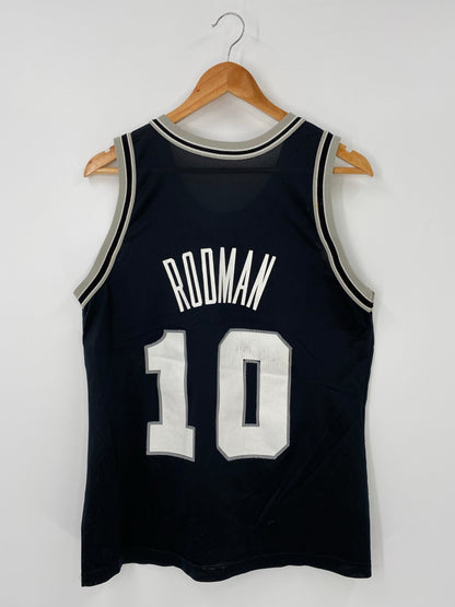 90’s Champion x SAN ANTONIO SPURS DENNIS RODMAN (No tag) Approx. Size L NBA Jersey / A7484