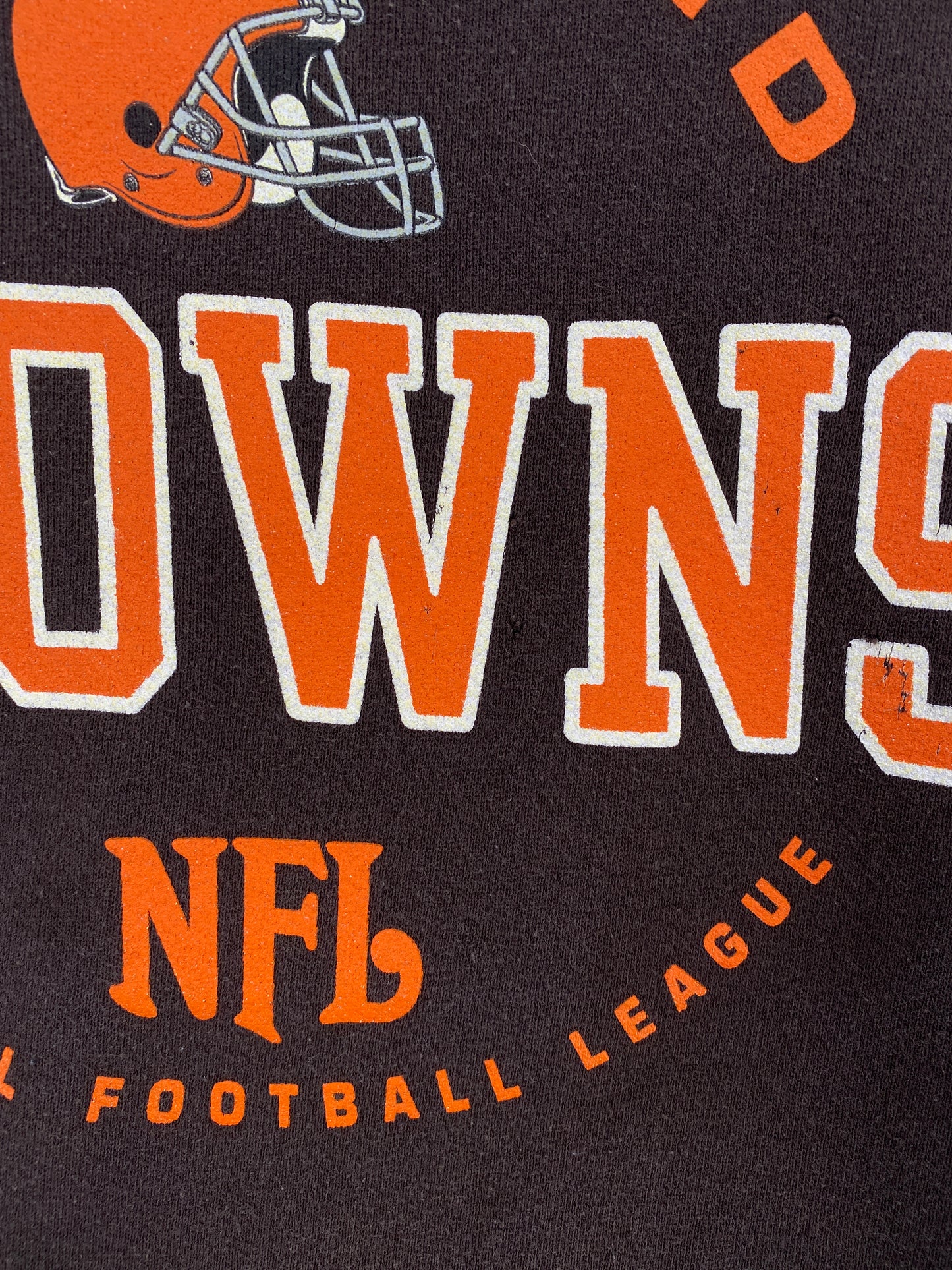 Vintage CLEVELAND BROWNS Size Approx.L NFL Sweat-shirt / E316
