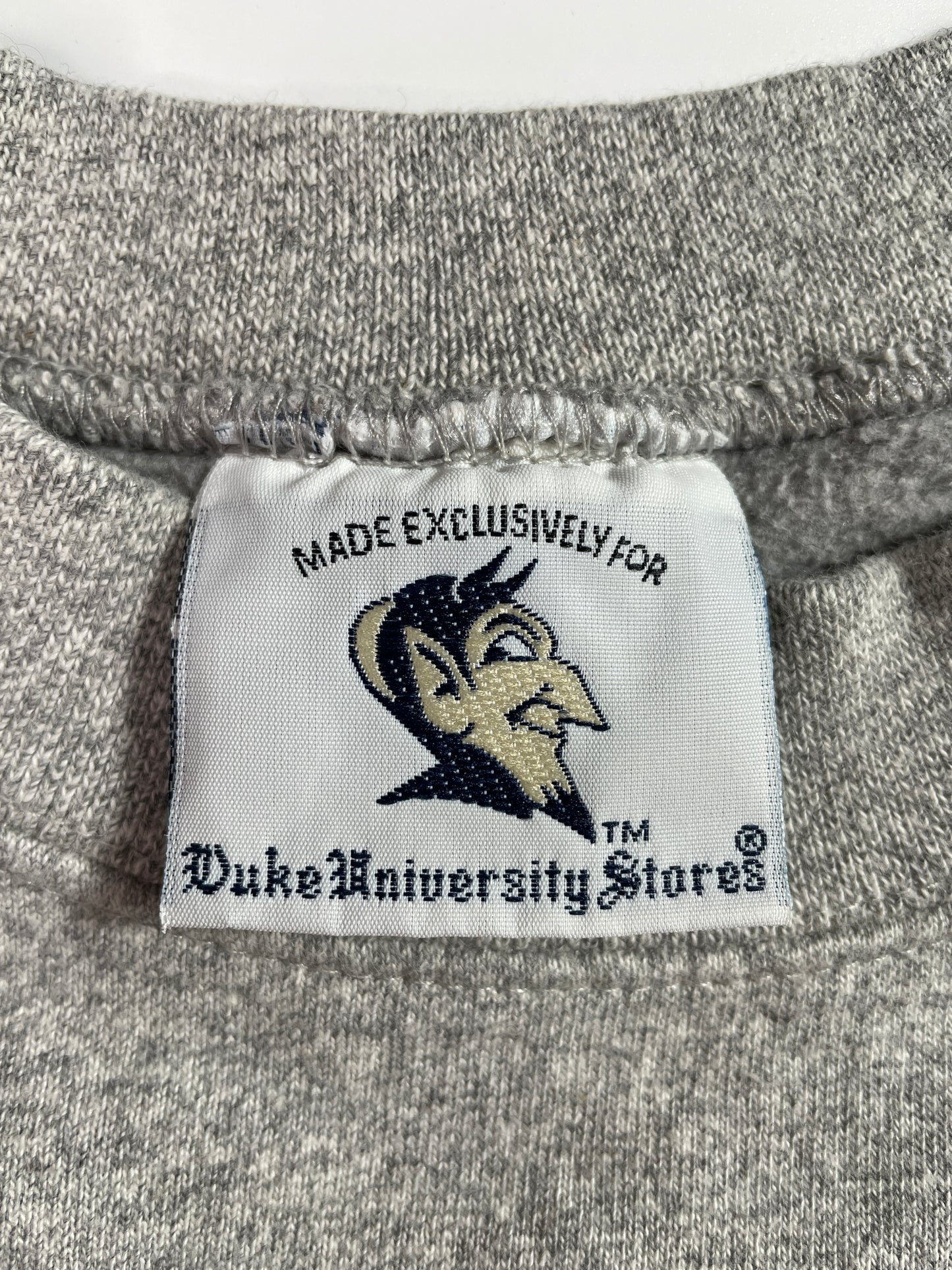 90's DUKE UNIVERSITY Made in USA Size XL Vintage College Sweat-Shirt / E2335S