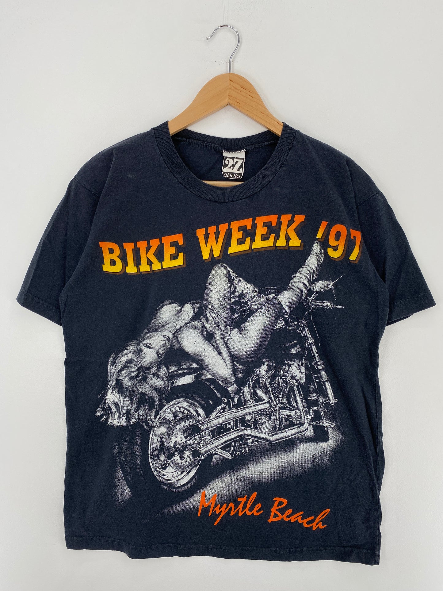 1997 MYRTLE BEACH BIKE WEEK Made in USA Size L Vintage T-Shirt / A4563