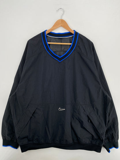 Vintage NIKE Size No Tag(Approx.XXL) Nylon Warm-Up Jersey / A6241