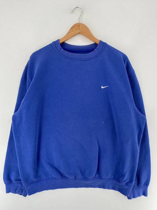Vintage NIKE MINI SWOOSH Size L Sweat-shirt / E6250S