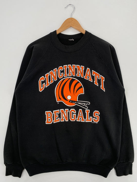 90’s CINCINNATI BENGALS Size No Tag(Approx.L) Vintage NFL Sweat-Shirt/ A5928