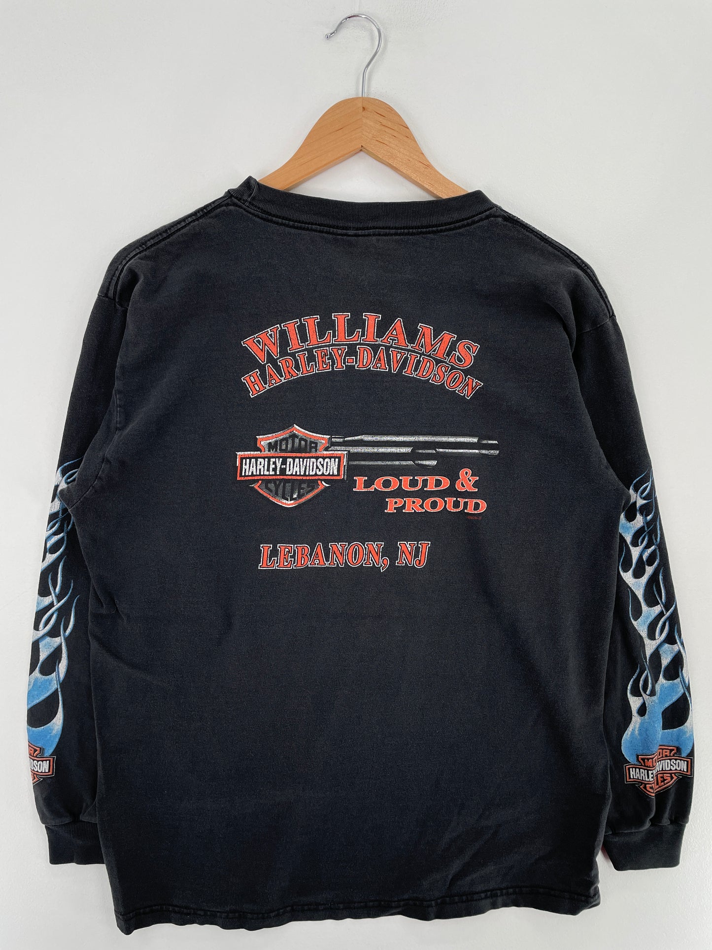 2002 HARLEY DAVIDSON Size L Vintage Long sleeve T-Shirt / E4880T