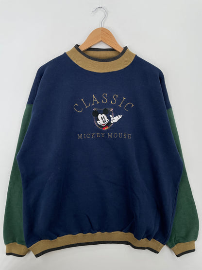 90’s DISNEY MICKEY Size XL Vintage Sweat-shirt / A6828