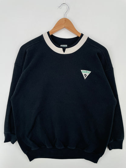 90's GUESS Made in USA Size L Vintage Sweat-Shirt / A8956