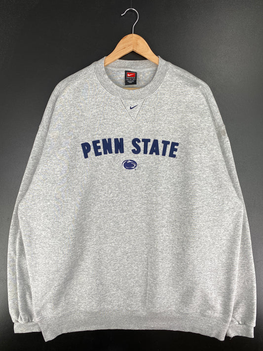 00' NIKE PENN STATE Size XL Vintage College Sweat-Shirt / A6382