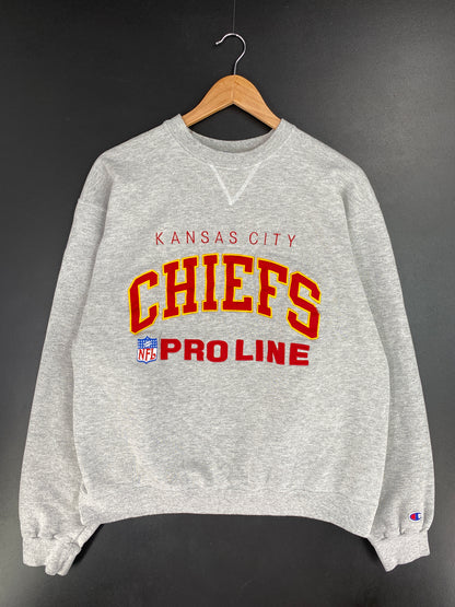Vintage Champion x KANSAS CITY CHIEFS Size L Vintage NFL Sweat-shirt / A9963