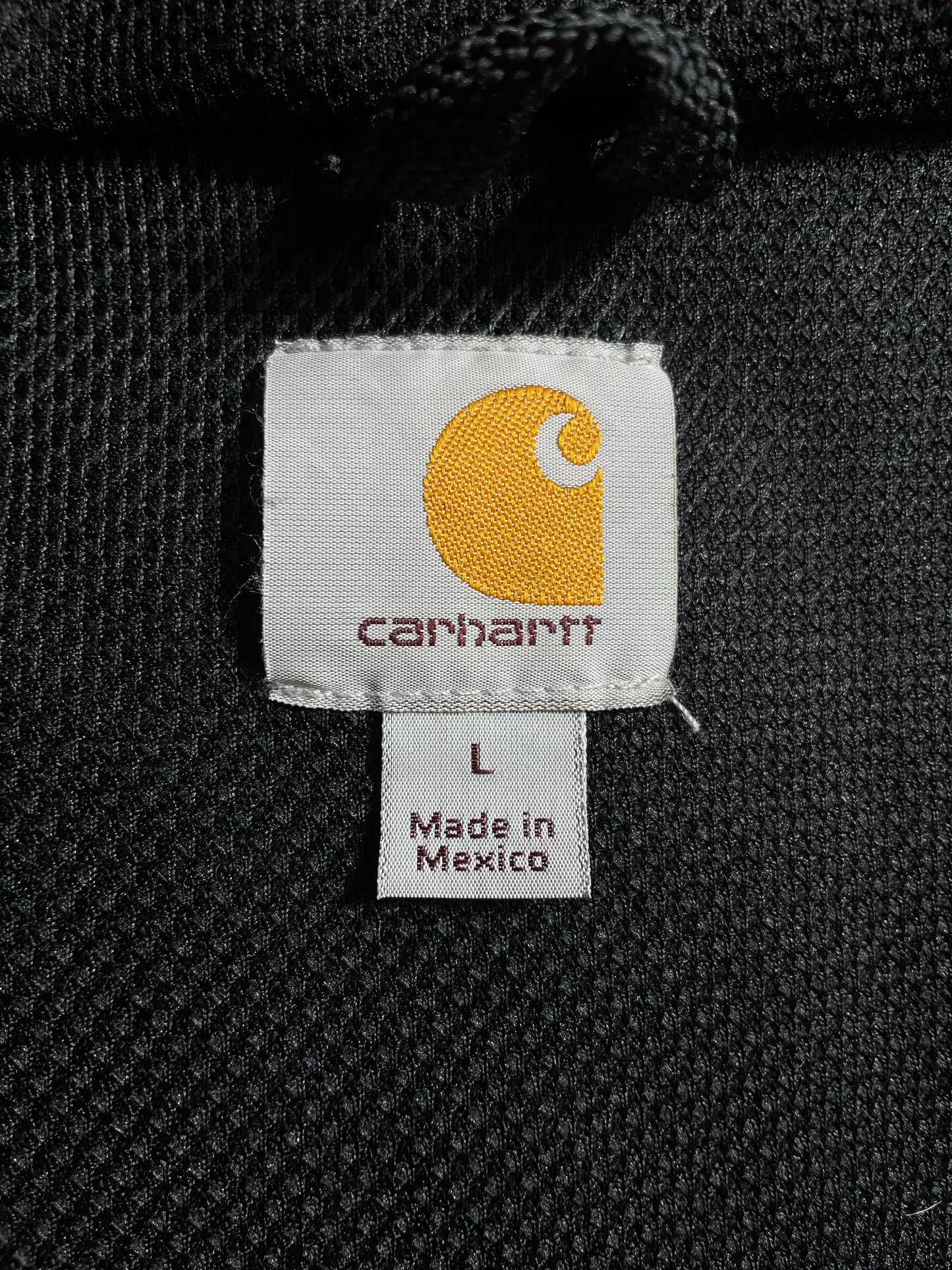 Vintage CARHARTT Double Face Size L Zip-up Hoodie Sweat-Shirt / K9517