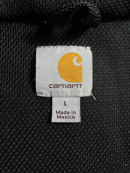 Vintage CARHARTT Double Face Size L Zip-up Hoodie Sweat-Shirt / K9517