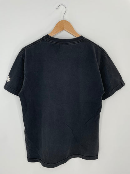 Vintage BLACK LABEL Size M Skate T-shirt / A7190