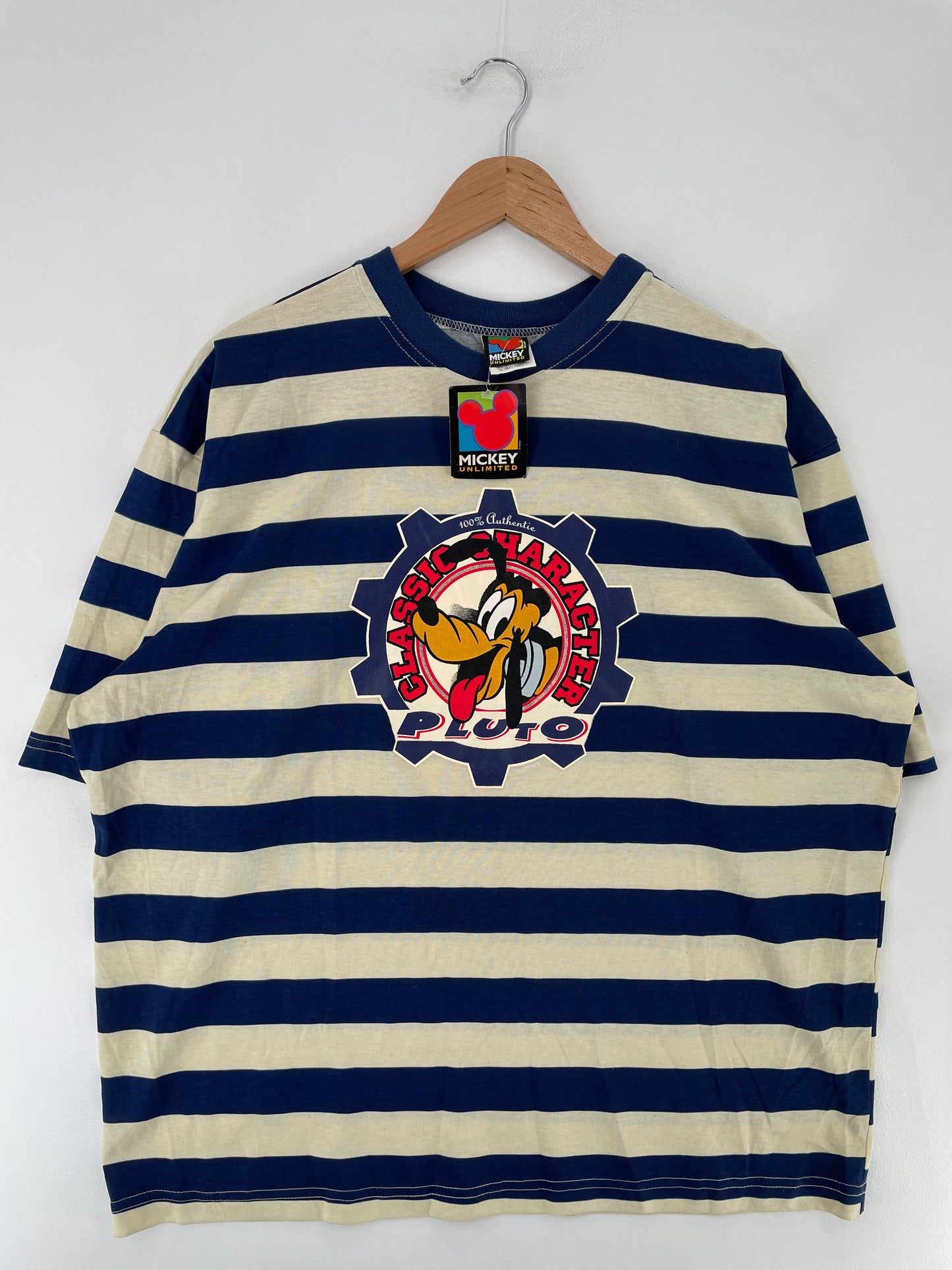 90's DISNEY PLUTO Made in USA Size L Vintage T-Shirt / E6669T