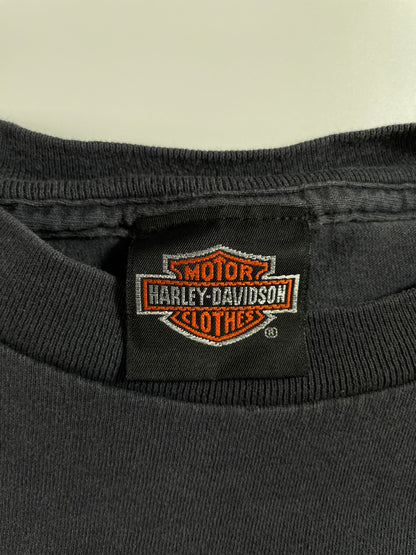 1992 HARLEY DAVIDSON Made in USA Size L Vintage T-Shirt / A8598