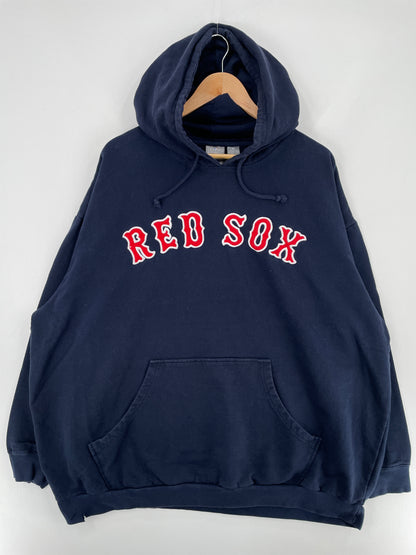 Vintage BOSTON RED SOX Size XXXXL Vintage MLB Hoodie Sweat-Shirt / E3479S