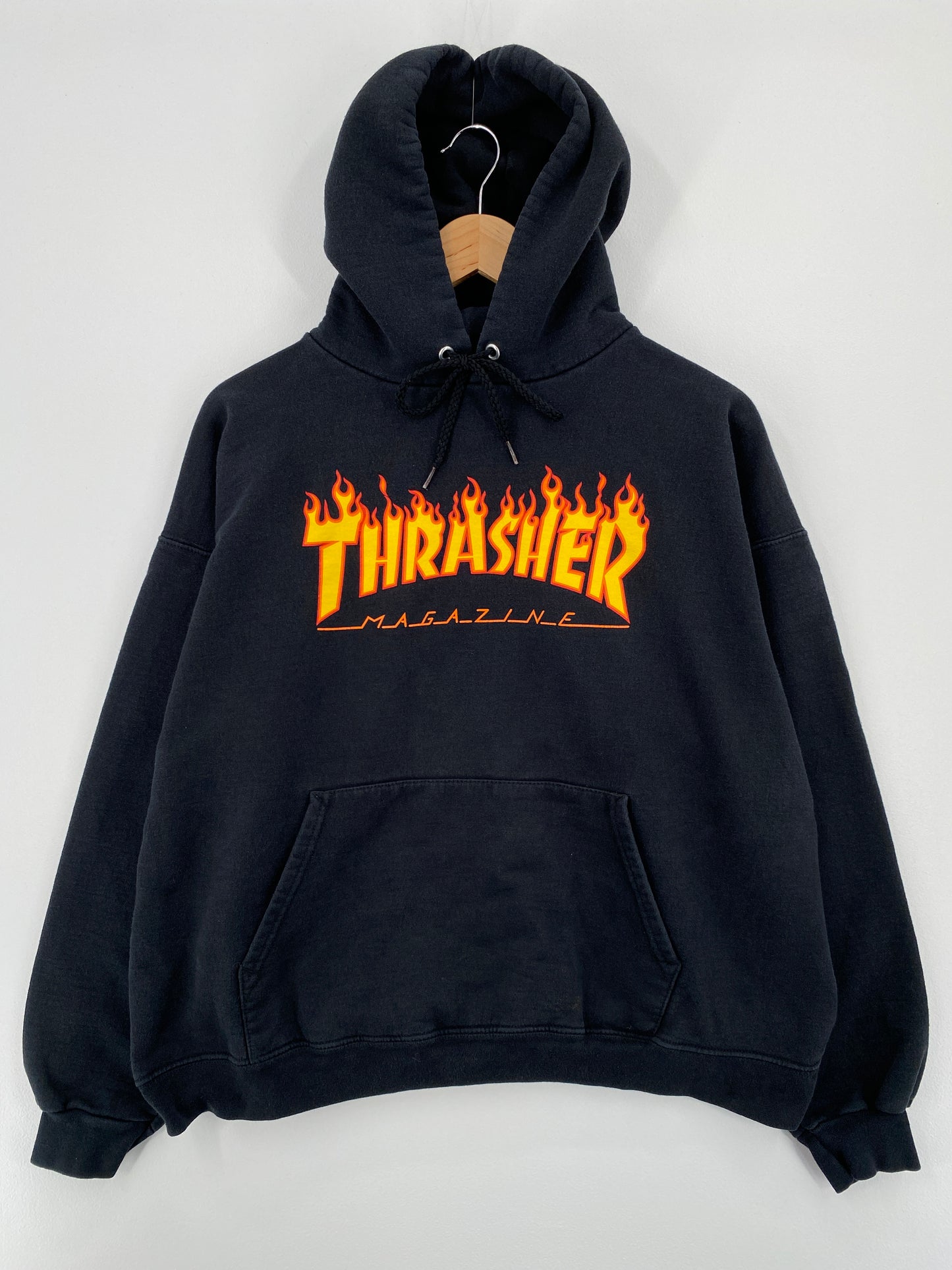 Vintage THRASHER Size L Hoodie Sweat-Shirts / A8130