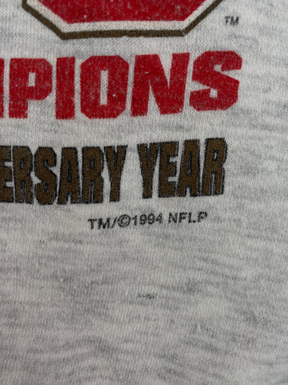 1994 STRTER x SAN FRANCISCO 49ERS Size L Vintage NFL Sweat-shirt / E2226S