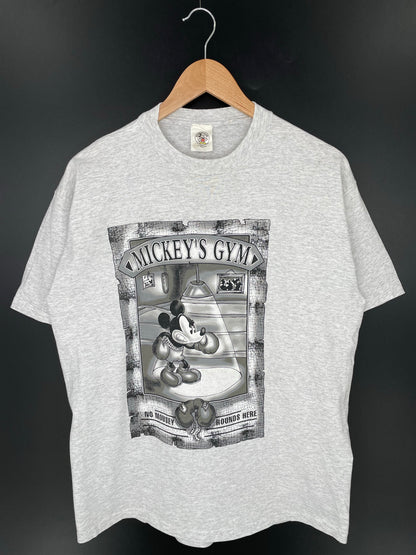 90's DISNEY MICKEY Size L Vintage T-Shirt / K9408