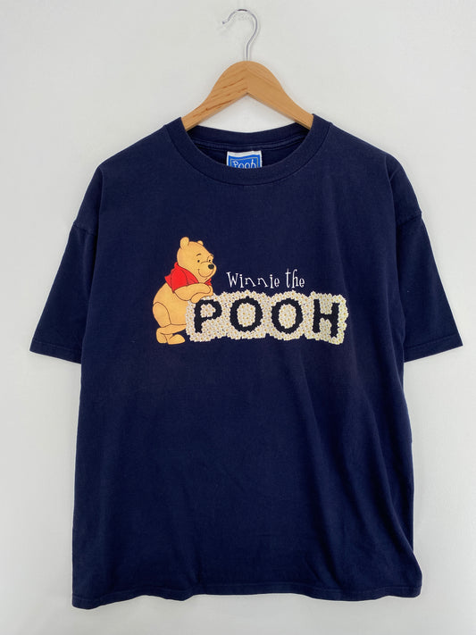 00' DISNEY WINNIE THE POOH Made in USA Size XL Vintage T-Shirts / A6289