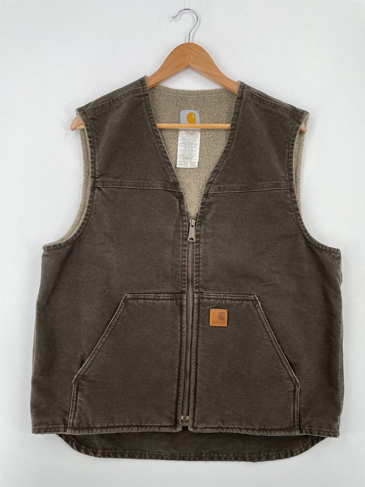 Vintage CARHARTT Size L Duck Vest / A8648