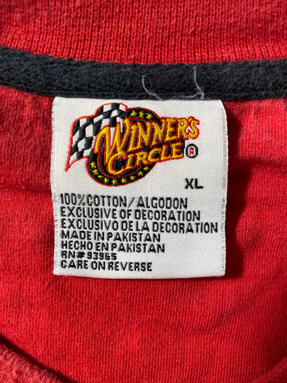 Vintage DALE EARNHARDT JR x BUDWEISER Size XL Racing Long Sleeve T-Shirts / K9657