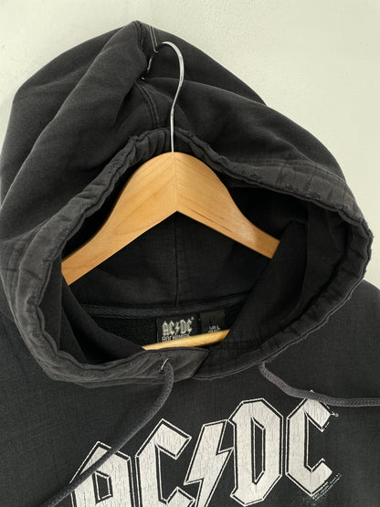 00' AC/DC Size L Vintage Music Hoodie Sweat-shirt / E6696S