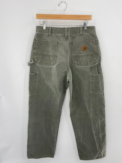 Vintage CARHARTT Size W32xL28 Vintage Double Knee Duck Pants / A3605