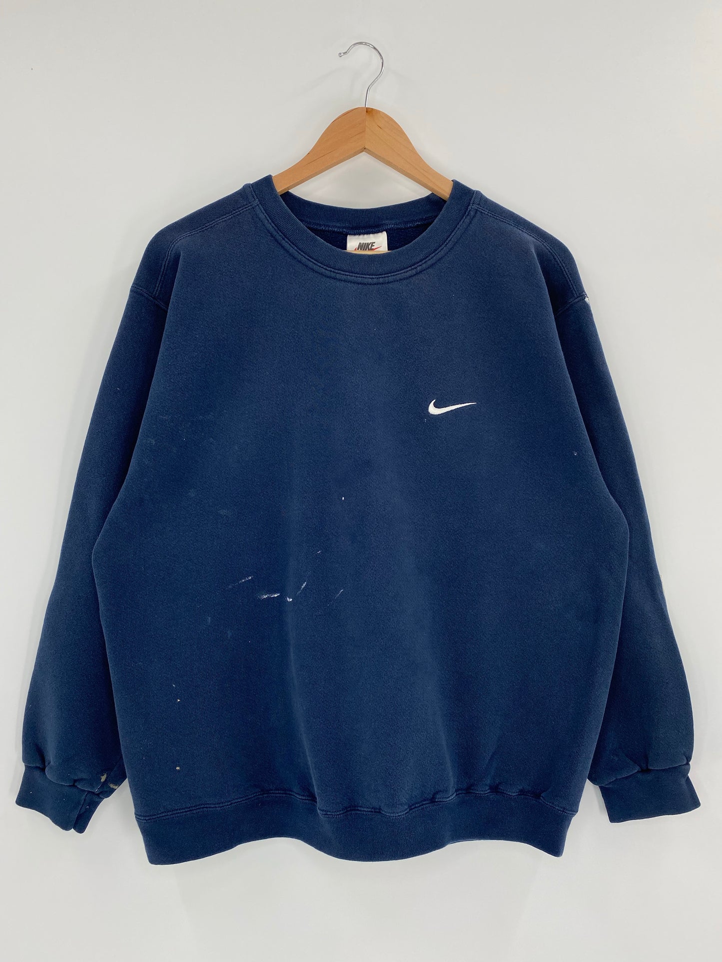 90's NIKE MINI SWOOSH Made in USA Size M Vintage Sweat-Shirt / K4863