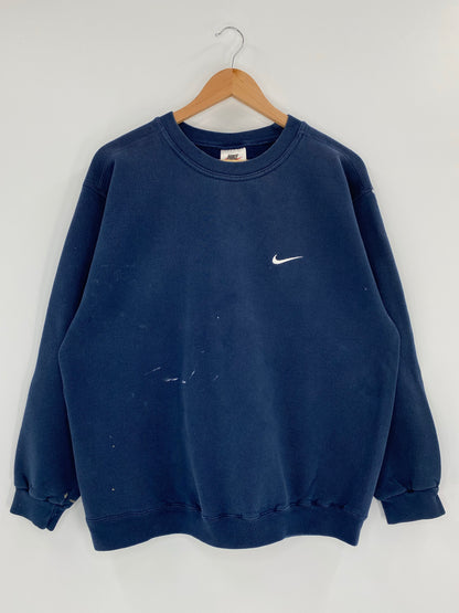 90's NIKE MINI SWOOSH Made in USA Size M Vintage Sweat-Shirt / K4863