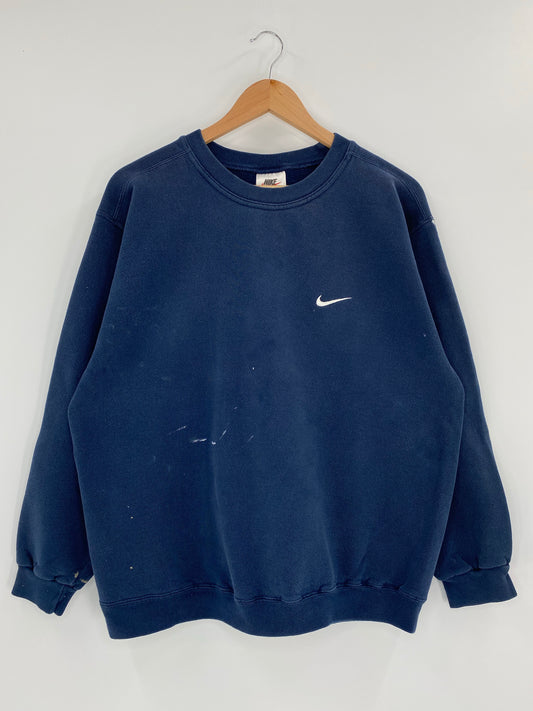 90's NIKE MINI SWOOSH Made in USA Size M Vintage Sweat-Shirt / K4863