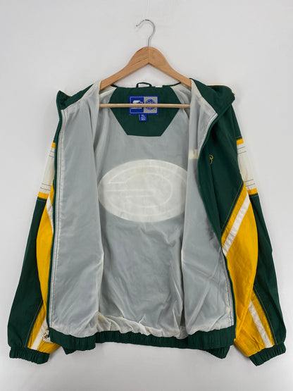 90’s STARTER x GREEN BAY PACKERS Size XL Vintage NFL Nylon Jacket / A5288