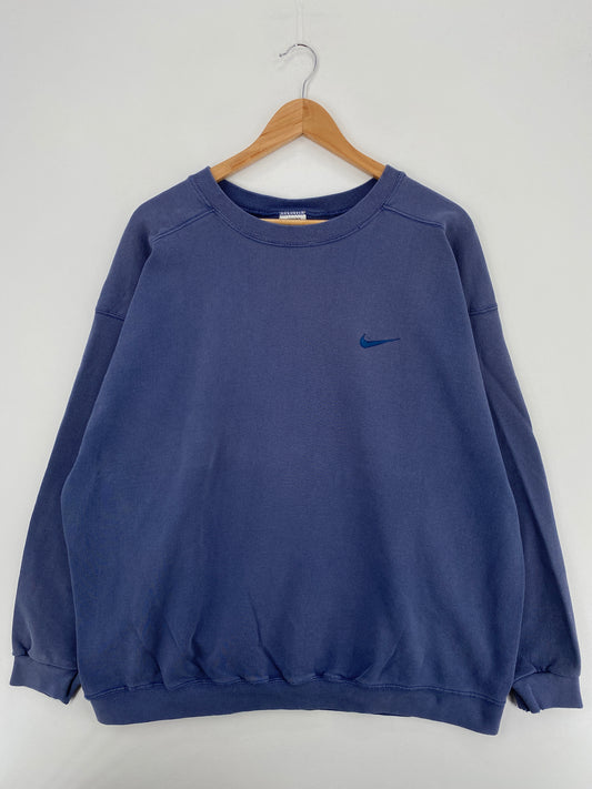90's NIKE MINI SWOOSH Made in USA Size XL Vintage Sweat-Shirts / A5752