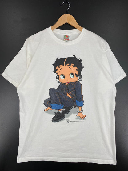 1998 BETTY BOOP Size XL Vintage T-Shirt / A1920