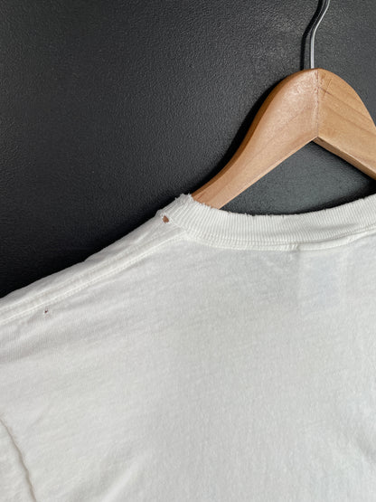 1997 SUPER BOWL NEW YORK JETS x NEW ENGLAND PATRIOTS Made in USA Size M Vintage NFL T-Shirt / E4258T