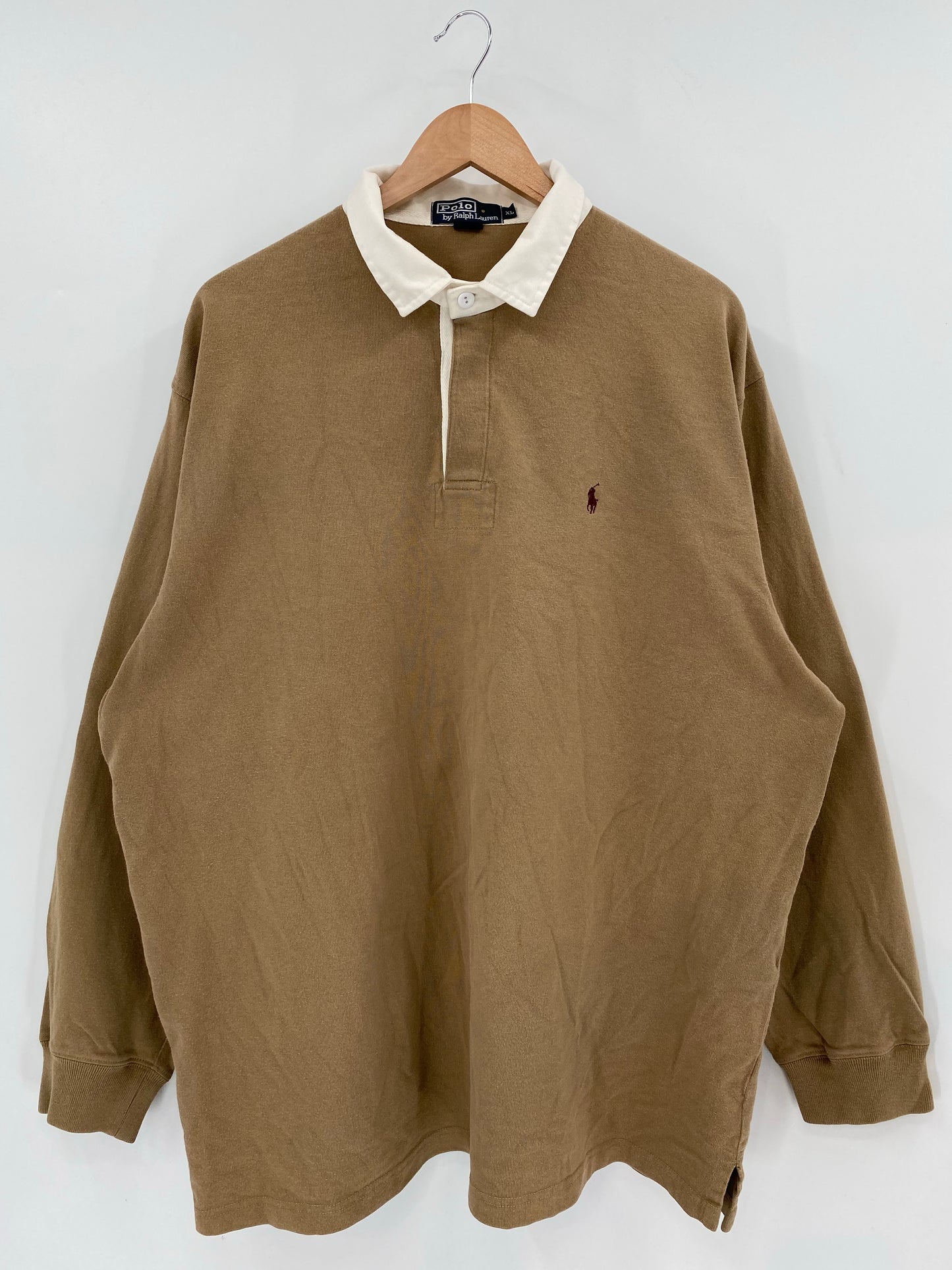 Vintage POLO RALPH LAUREN Size XL Rugby-Shirt / k6948