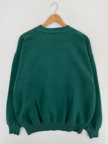 90's NEW YORK JETS Size L Vintage NFL Sweat - Shirt/ A5562