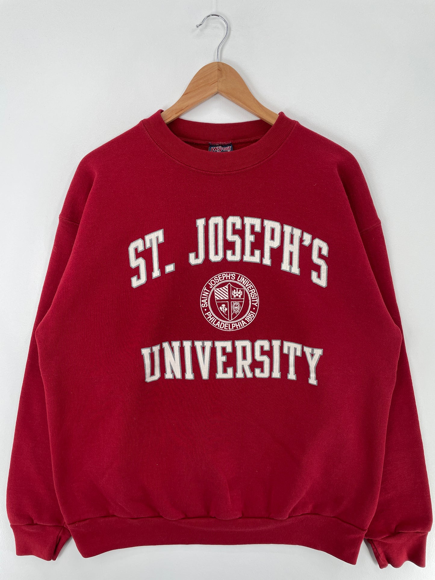90's ST. JOSEPH'S UNIVERSITY Made in USA Size XXL Vintage College Sweat-shirt / E190