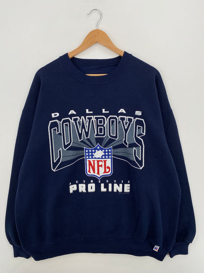 1994 DALLAS COWBOYS (No tag) Approx. Size XL Vintage NFL Sweat-Shirt / A6477