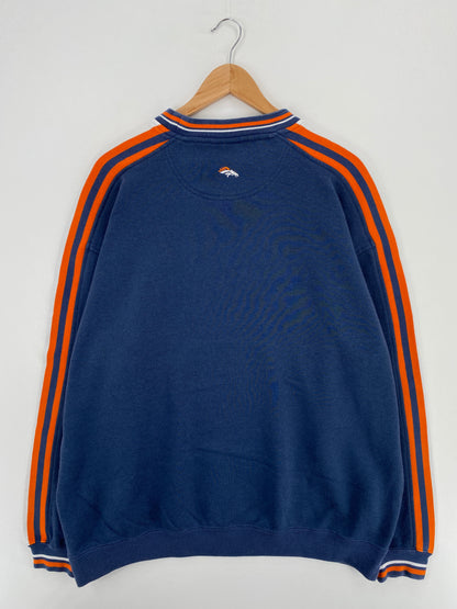 00' DENVER BRONCOS Size XL Vintage NFL Sweat-Shirt / A4957