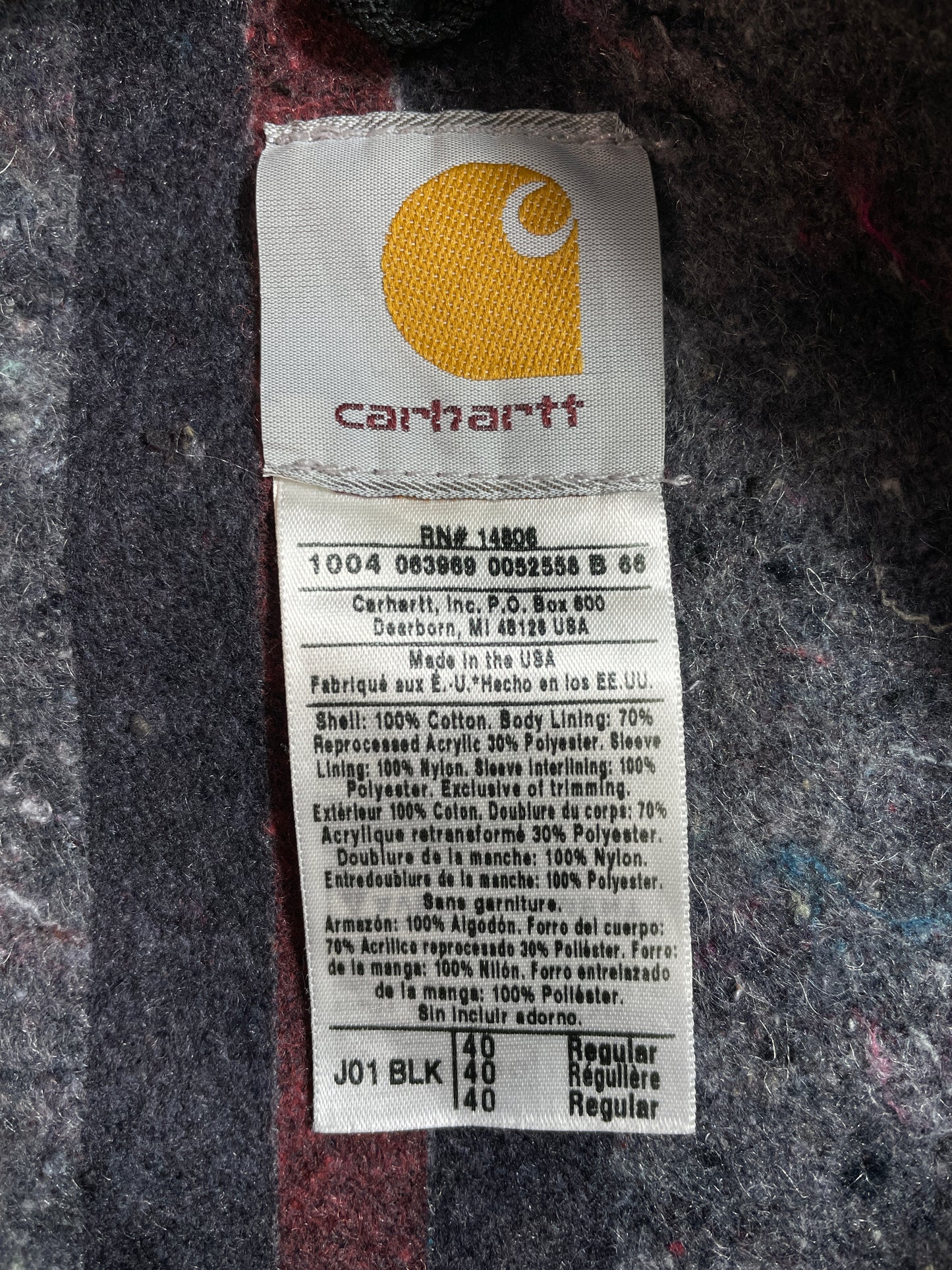 Vintage CARHARTT Size L Duck Jacket / E3980J