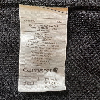 Vintage CARHARRT Size XXL Zip Up Jacket / A8397