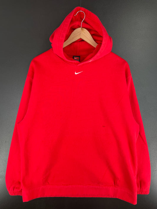 00' NIKE CHICAGO BULLS Size M Vintage NBA Hoodie Sweat-Shirt / A3869