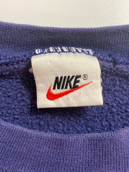 90’s NIKE Mini Swoosh Size No Tag (approx.L) Vintage Sweat-shirt / 9323