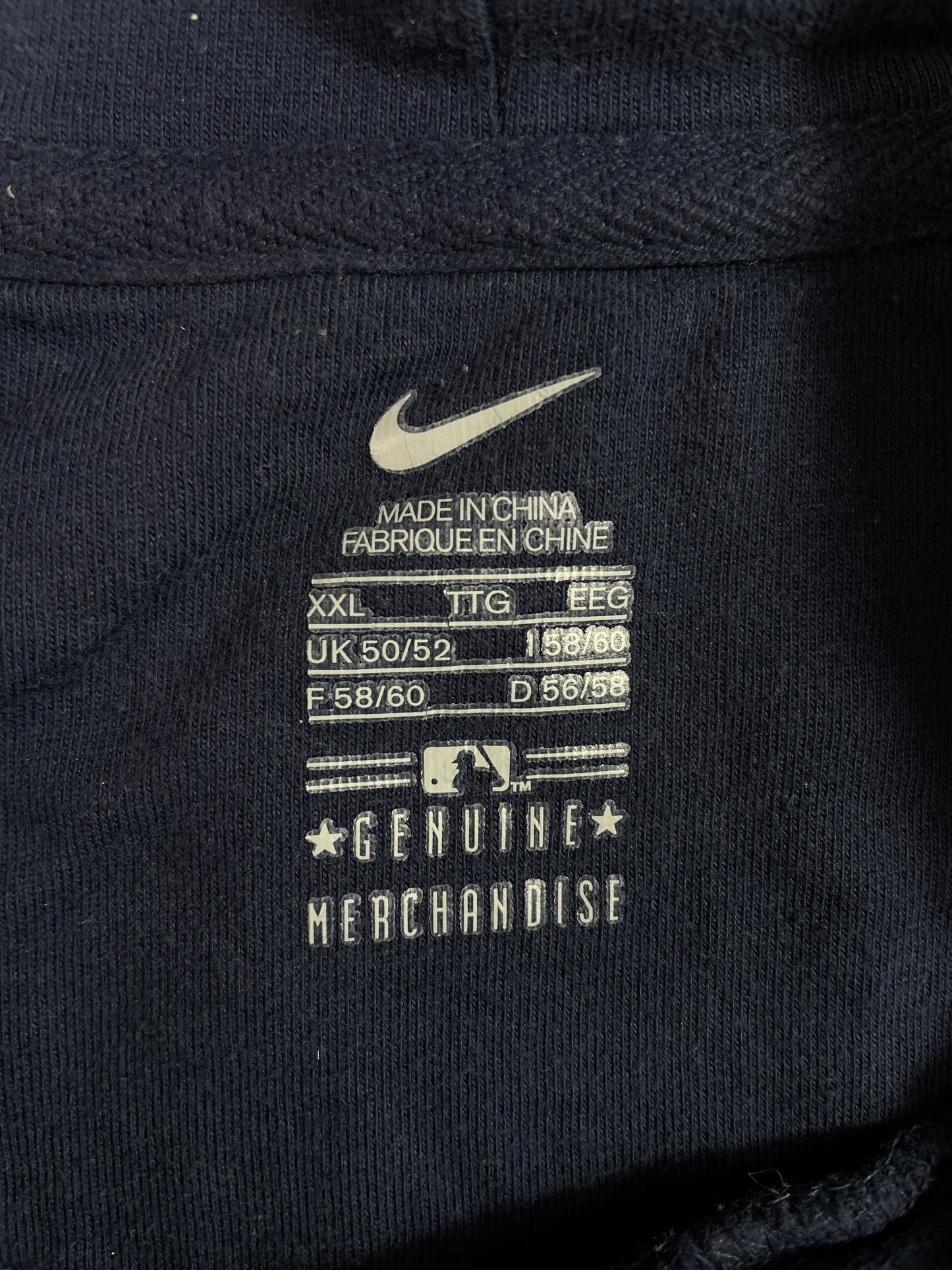 Vintage NIKE x NEW YORK YANKEES Size XXL MLB Hoodie Sweat-Shirt / E3077S