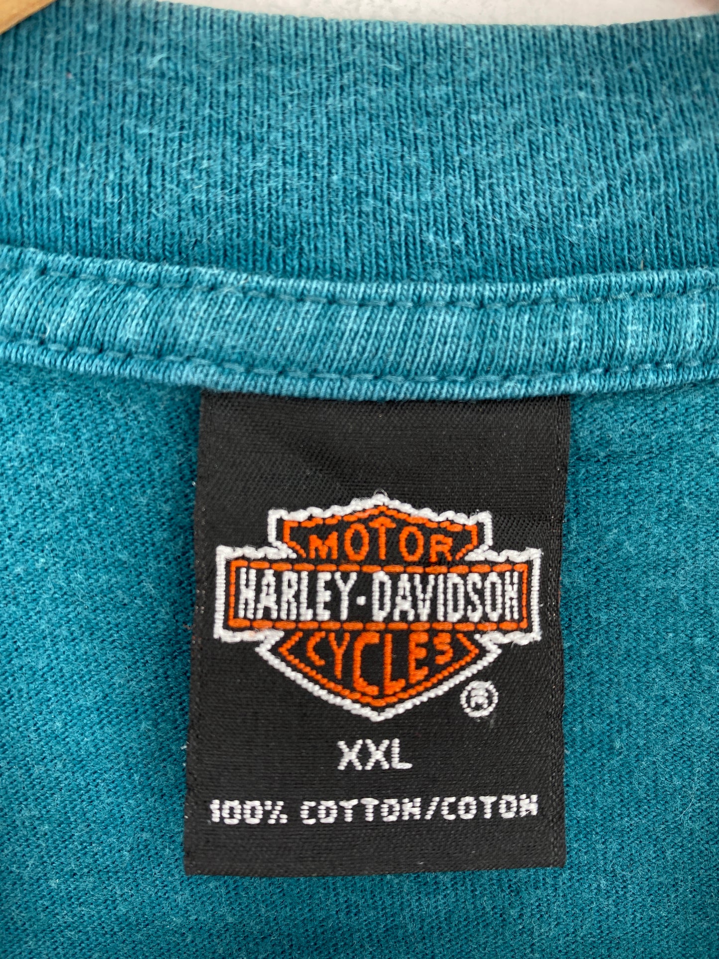 1998 HARLEY DAVIDSON Made in USA Size XXL Vintage T-shirt / A6346